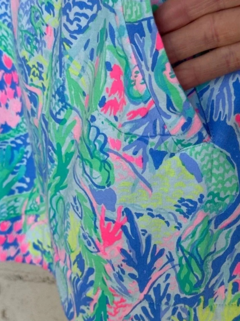 Lilly Pulitzer Skipper Popover - Mermaid’s Cove - XL EUC - Picture 4 of 10